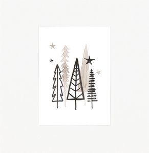 Postkarte / Watercolor Trees