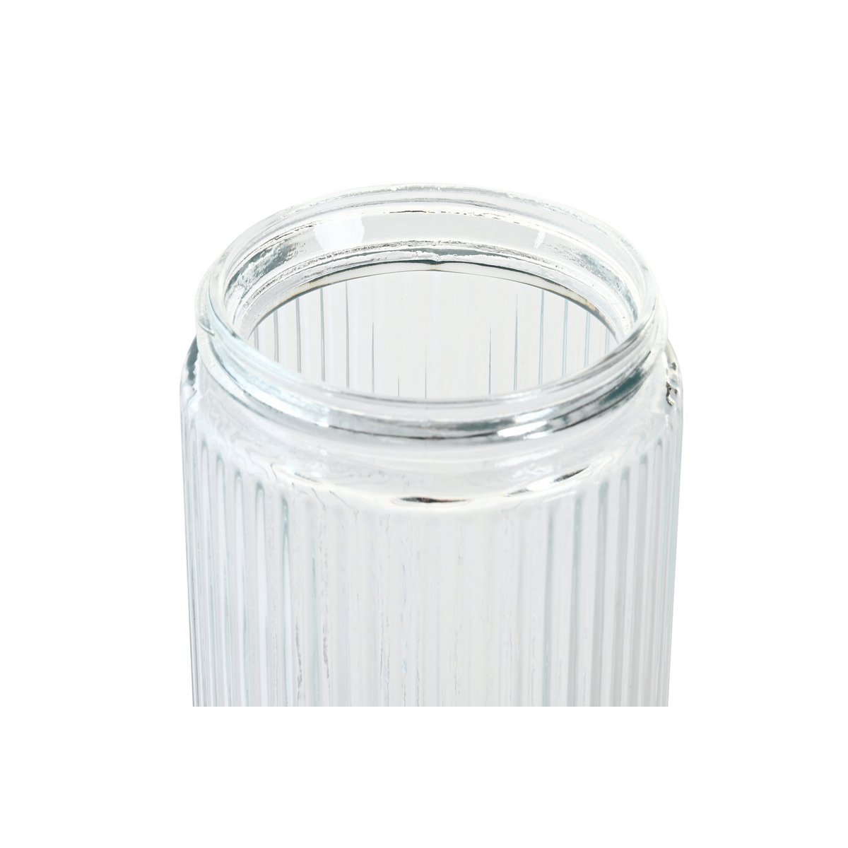BOTE SET 4 CRISTAL METAL 9X9X20 1000ML PC205149