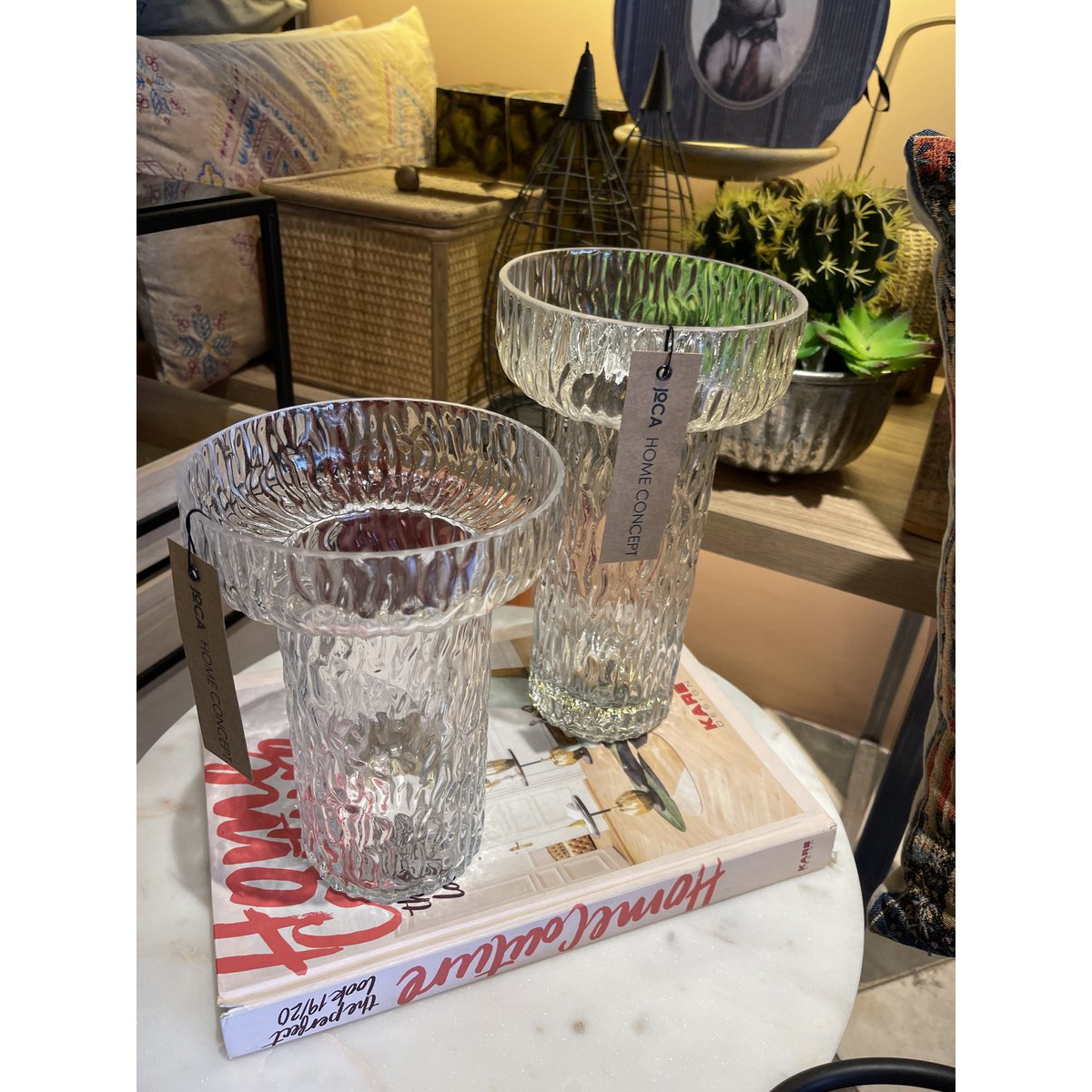 25CM BALDER GLASS VASE