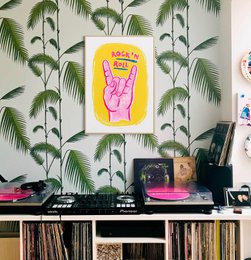 Impresión de arte de pared de rock and roll