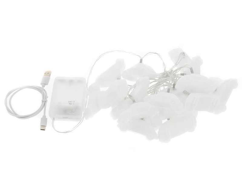 Volkswagen VW Beetle Guirlande Lumineuse 3D 3m, 20 x LED - Multicolore