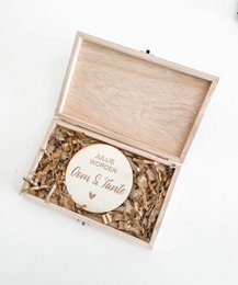 Box mit Schwangerschaftsankündigungskreis ''Onkel & Tante''