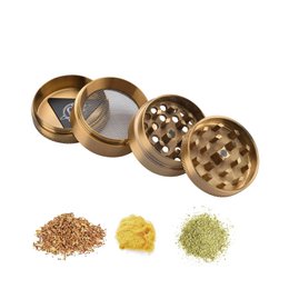 Grinder - Moulin à Herbes - Épices en Aluminium avec Tamis - 40 mm