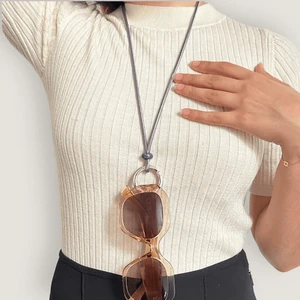 Collier Porte-Lunettes Eve – Métallisé collier ajustable