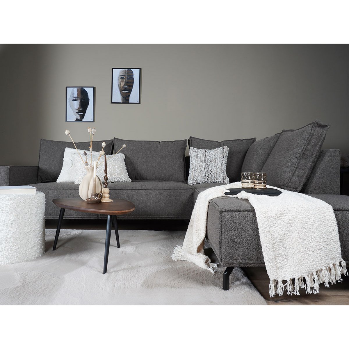 Tappeto Velluto Beige - 160 x 230 cm