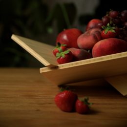 Bamboo Wooden Fruit Bowl
