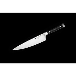 KATAHIRO ZEN  3-tlg  Damast Kochmesser-Set- Chefmesser, Santokumesser, Schälmesser mit Bambus Magnet-Messerhalter
