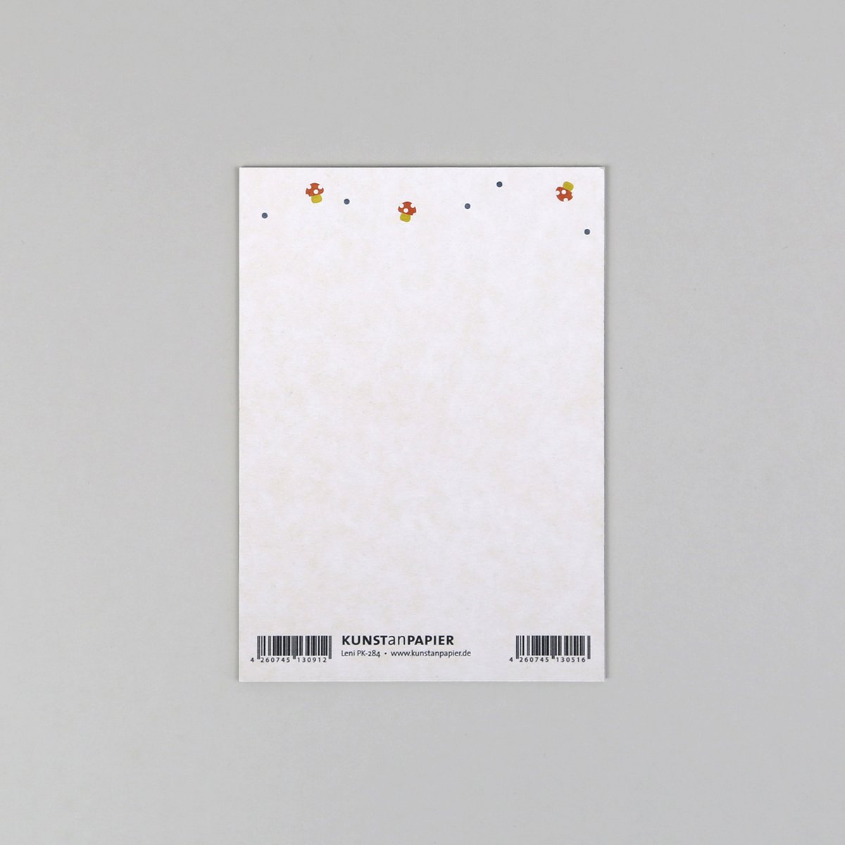 Postkarte Holzschliff Leni Glück