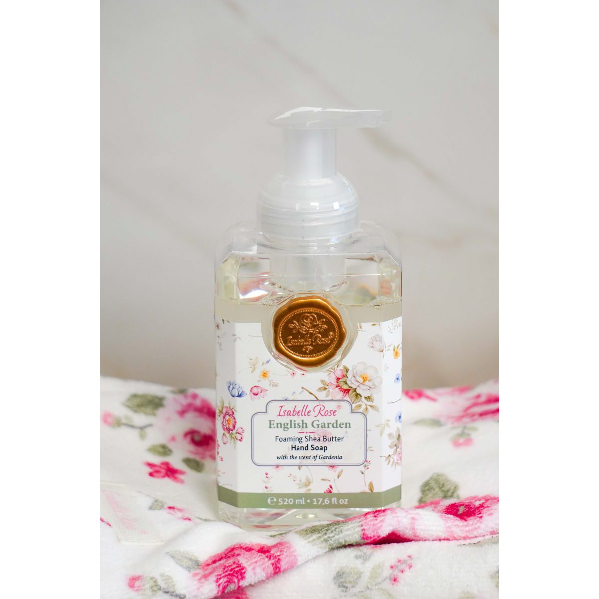 Schäumende Sheabutterseife Englischer Garten 520 ml Isabelle Rose
