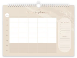 Fyllbooks Family Planner A4 - Dateless - Beige