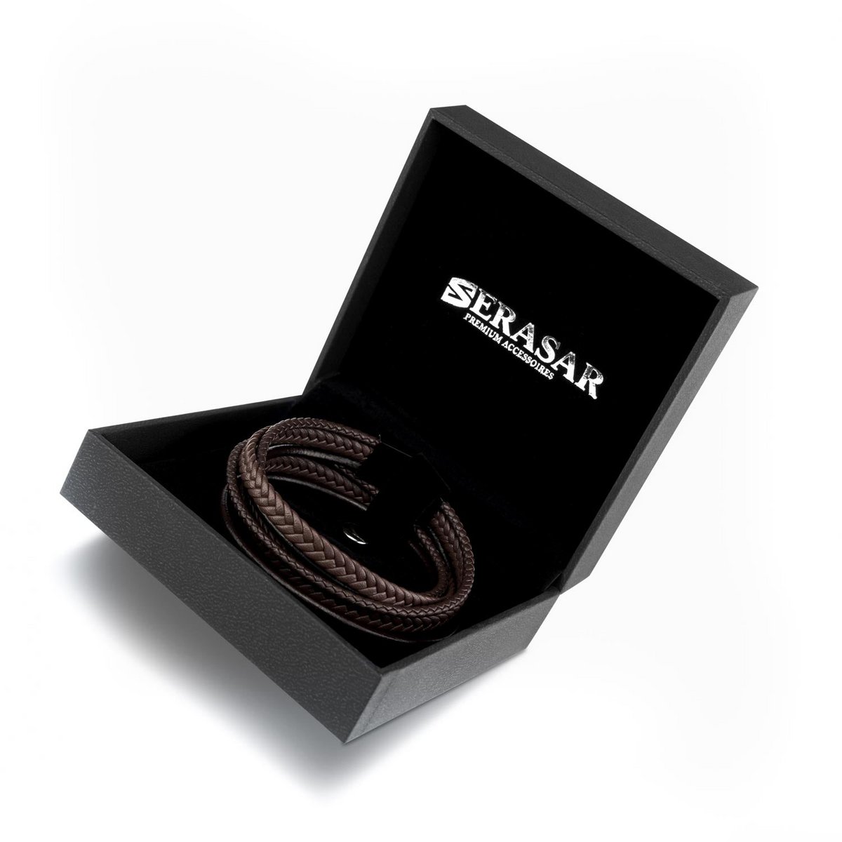 Leather bracelet "Wrap"