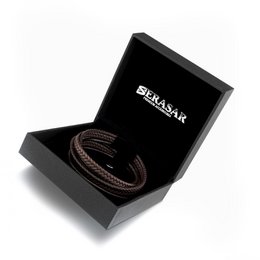 Leather bracelet "Wrap"