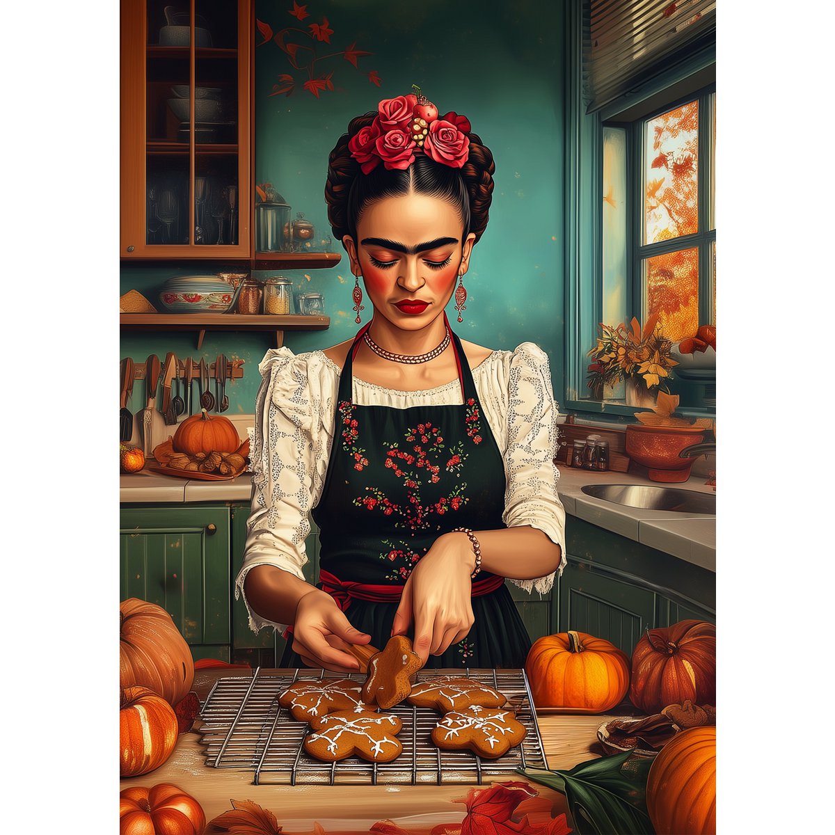 Frida Kahlo: Gingerbread | Card Fripperies