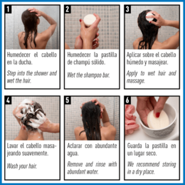 Saures festes Shampoo (Zitronen- und Zimtextrakt) – 50 g