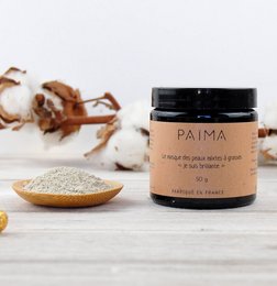 A clay-based face mask for combination to oily skin, formulated with natural ingredients like kaolin clay and cotton extract to help absorb excess oil and refine pores.