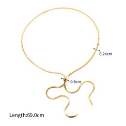Minimalist Herring Bone Chain Pull-Out Necklace