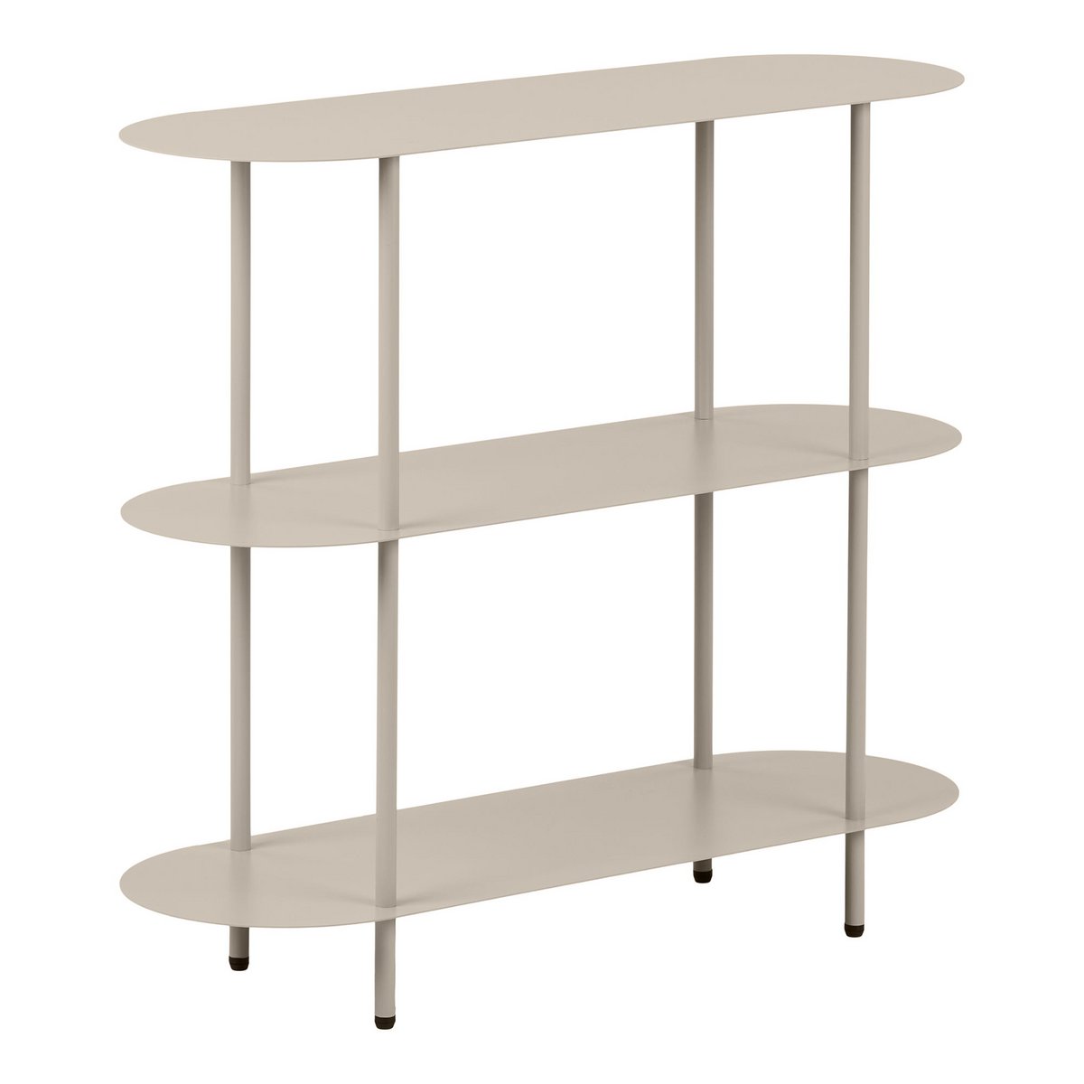 Rieti Open kast, 3 planken, metaal, zand, 31x90x81 cm