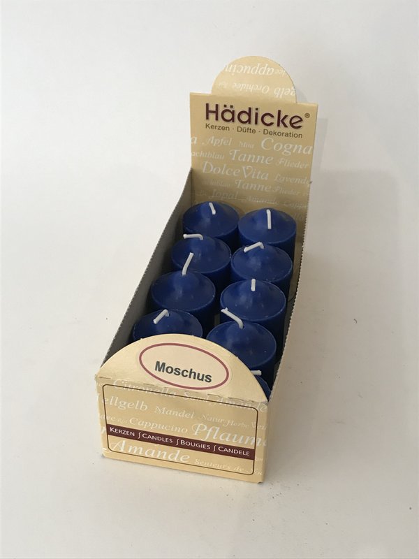 Duftvotivkerze Moschus, 10 St./Box