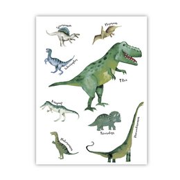 cartel dinosaurio