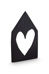 Wall Ornament House Black 41.5x29cm