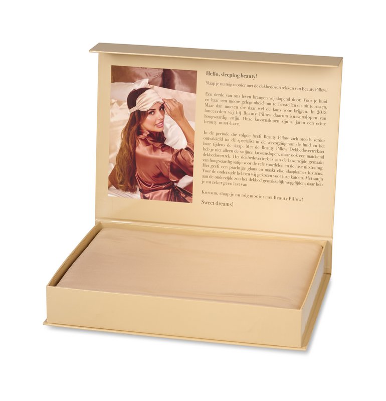 Set copripiumino Beauty Pillow® - Champagne 140x200/220