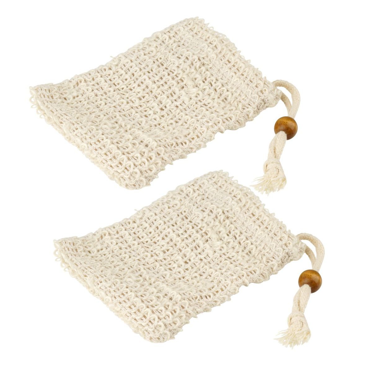 Set van 2 stevige zeepzakjes in sisal Fackelmann Tecno