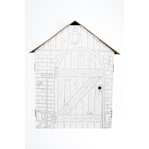 Creative Playhouse piccola fattoria, giocattolo di cartone per bambini, fai -da -te, costruzione e colorazione, 3+, ottimo regalo per compleanni e feste
