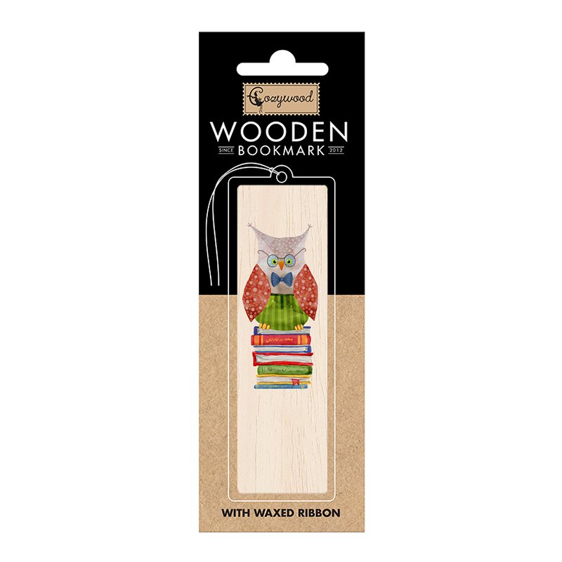 Wooden bookmark Owlet