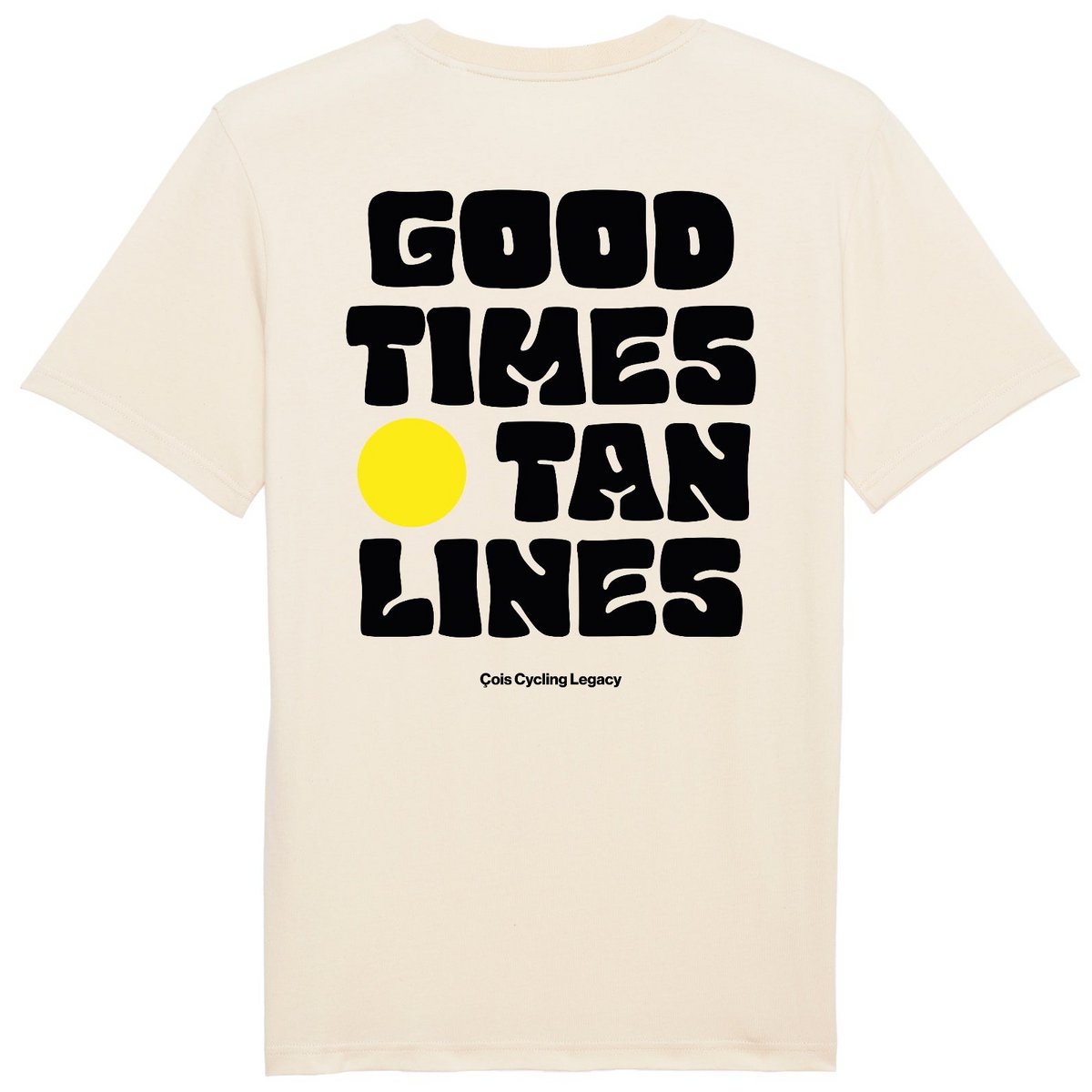 Camiseta ciclista unisex Good Times Tan Lines (soleada)