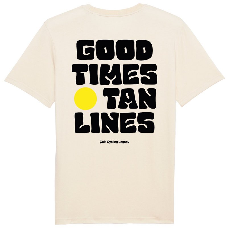 Good Times Tan Lines (sonnig) Unisex-Radsport-T-Shirt