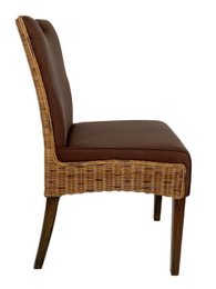 Rattan chairs dining room chairs set 6 pieces of winter garden chairs bilbao upholstered chairs prairie brown