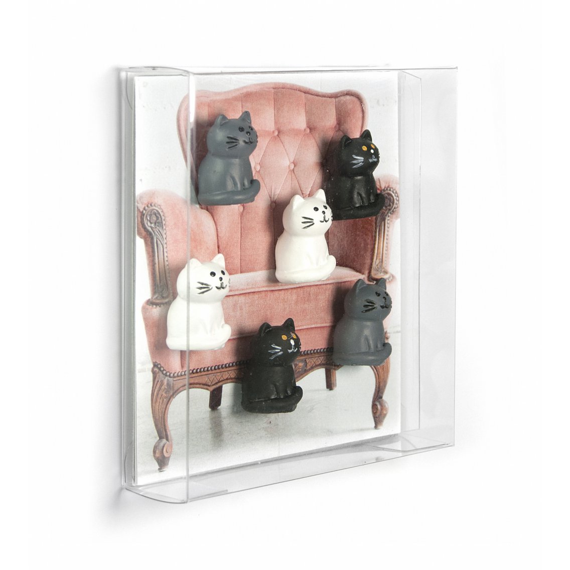 Trendform Magneten Cat - Set van 6 - Assorti