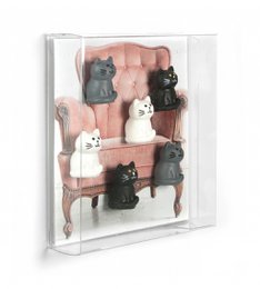 Trendform Magneten Cat - Set van 6 - Assorti
