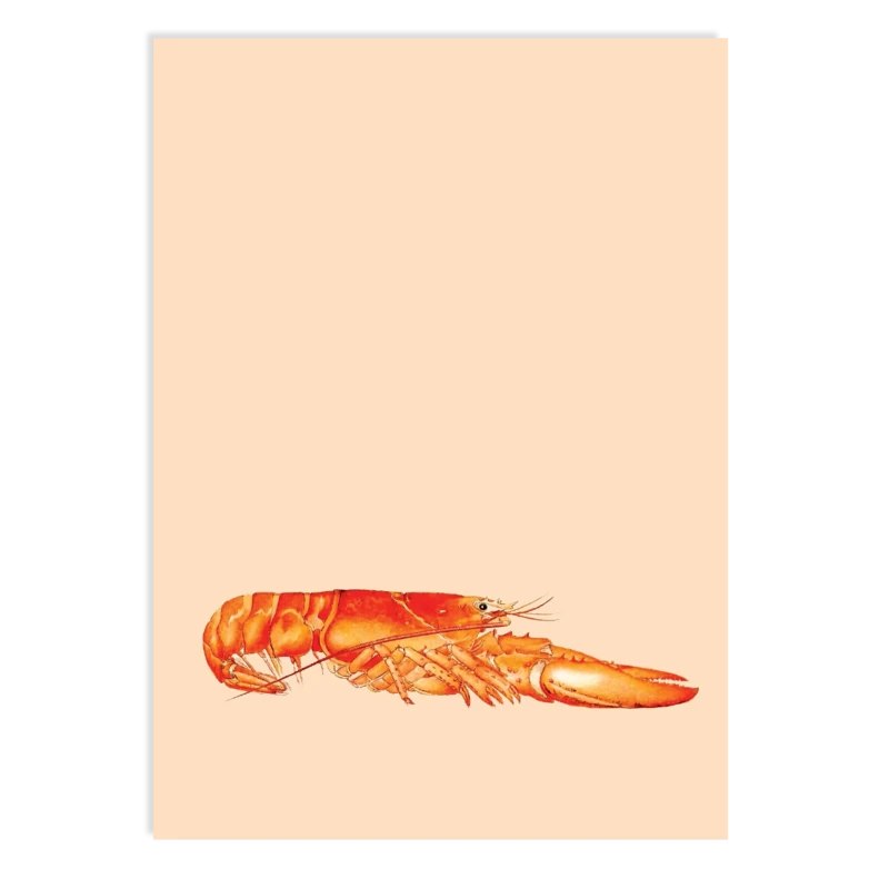 Postkarte Fred (Lobster)
