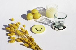 Set 2 Keramikuntersetzer (Smiley)