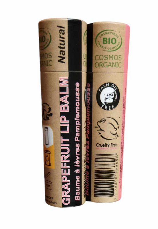 Organic Grapefruit Lip Balm 15ml - One piece
