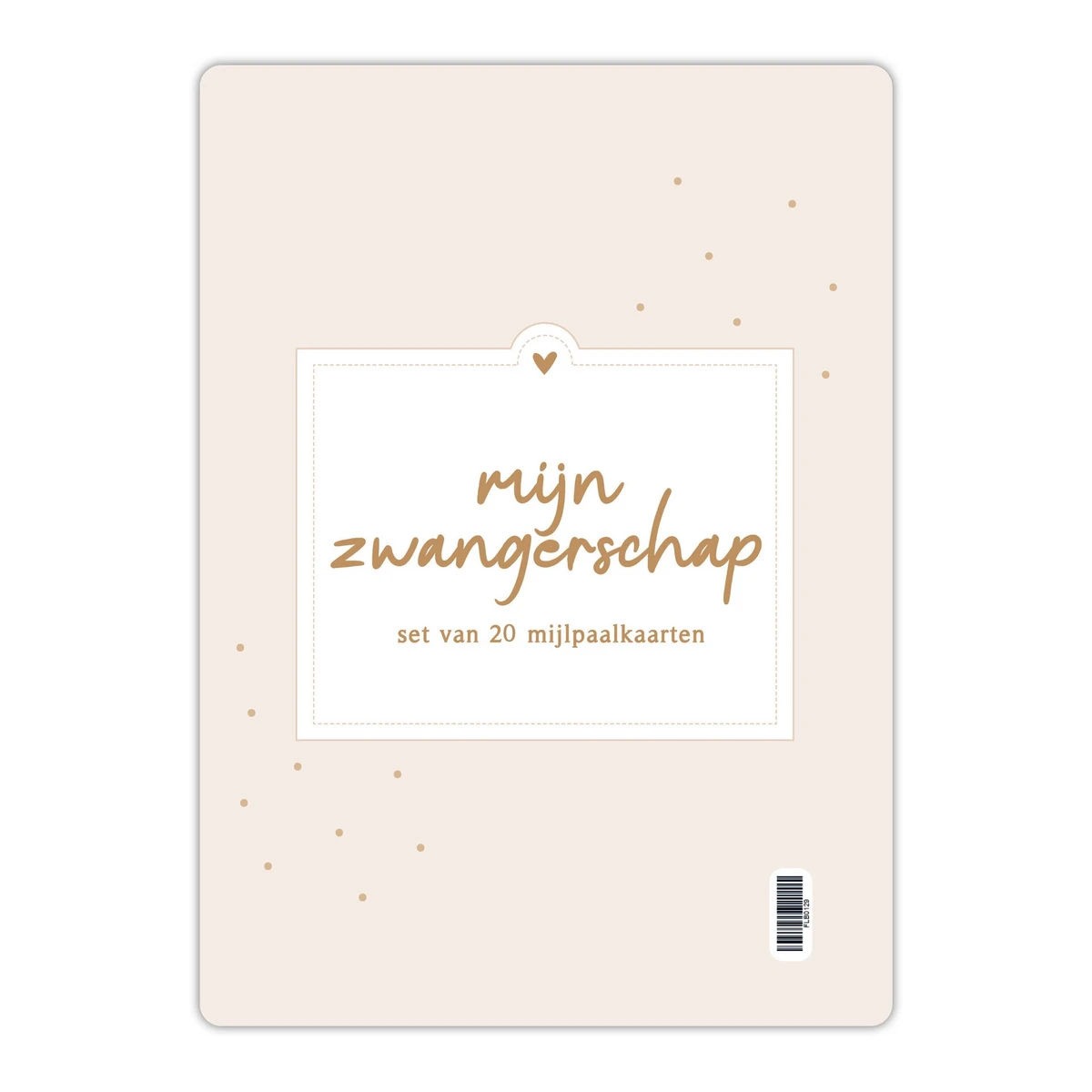 Fyllbooks Meilensteinkarten-Set Schwangerschaft – Beige