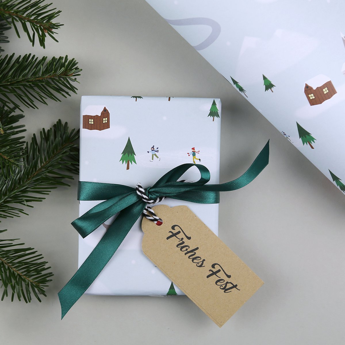 Papel de regalo Navidad Chris