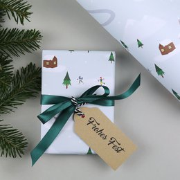 Papier cadeau Noël Chris