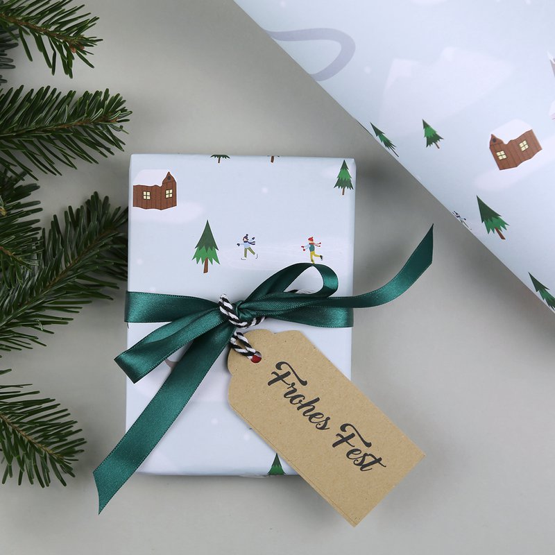 Papier cadeau Noël Chris