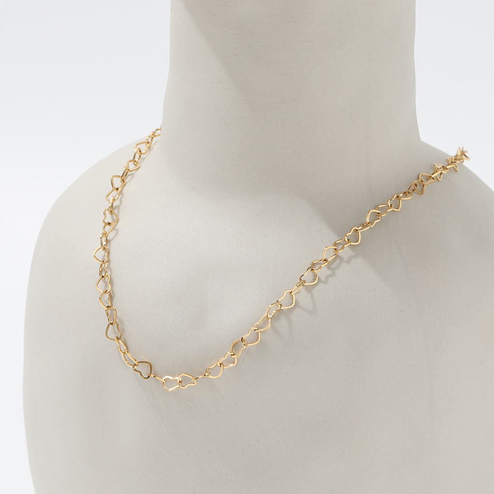 Bogufal - Linked Heart Necklace Choker