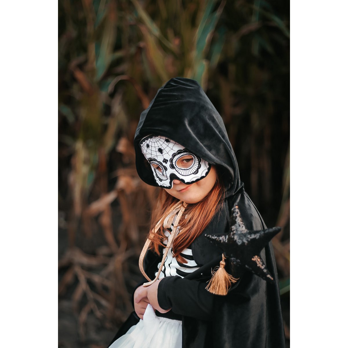 Skull mask "Black Halloween"