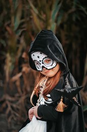 Skull mask "Black Halloween"