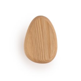 Vægkrog DROP | sort, hvid, træ