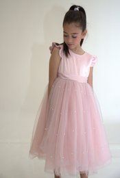 ALICE ceremony dress - Pink - Size: 150 cm (9/10 years)