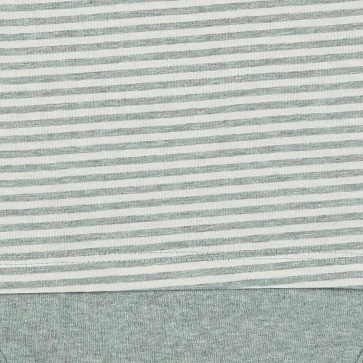 OrganicEra Organic Baby L/S T-shirt Body, Aqua Rayé