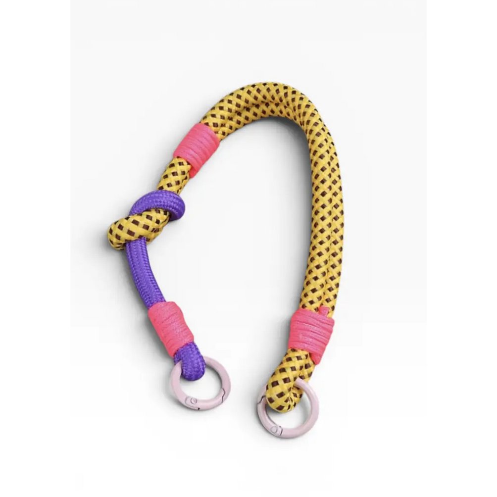 Keychain - Cell Phone Chain - Purple Yellow