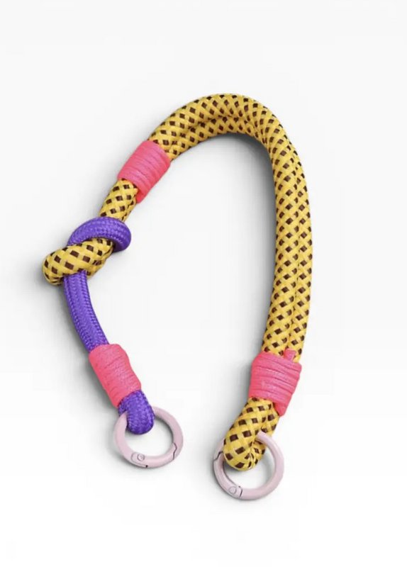 Keychain - Cell Phone Chain - Purple Yellow