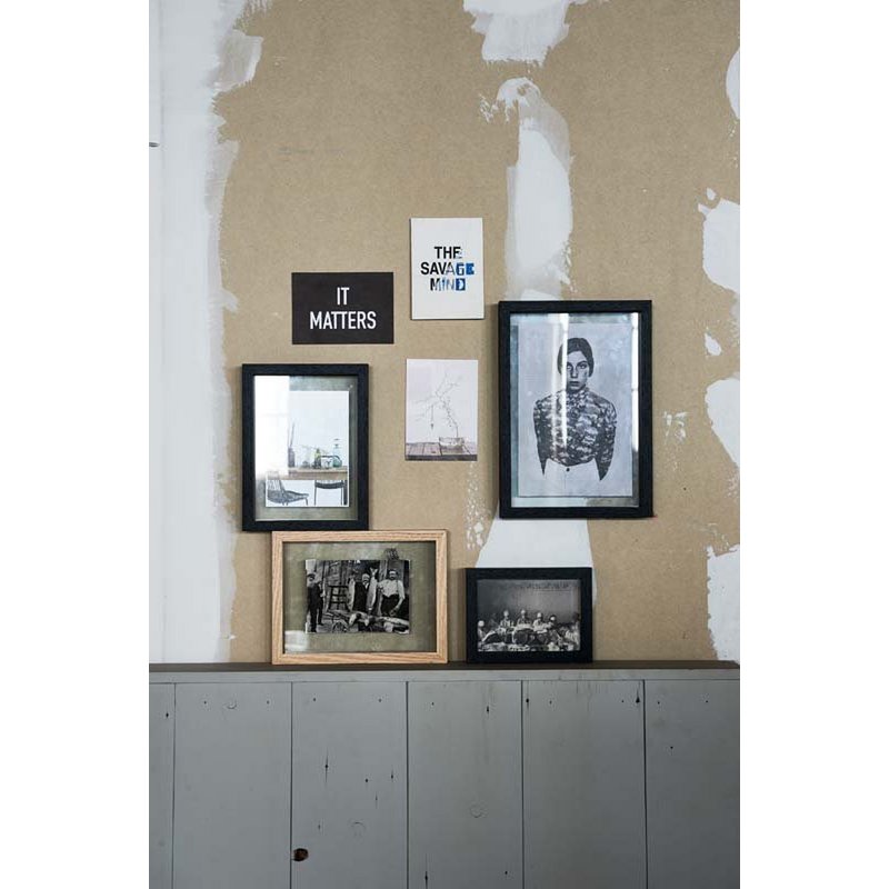 Photo Frame Wood Black A4 28x40x4cm