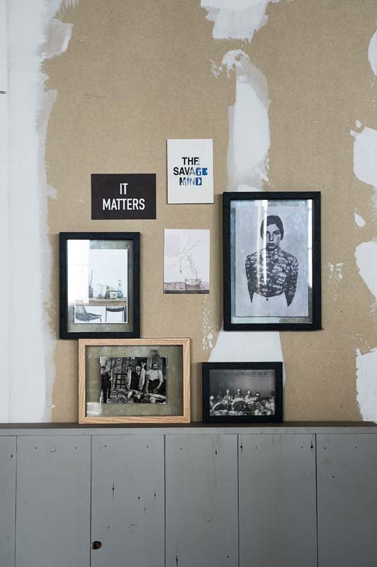 Photo Frame Wood Black A4 28x40x4cm